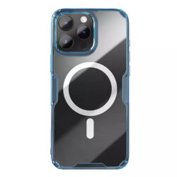 Husa iPhone 16 Pro Max Nillkin Nature Pro MagSafe, albastru