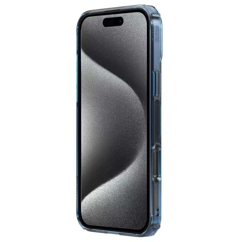 Husa iPhone 16 Pro Max Nillkin Nature Pro MagSafe, albastru
