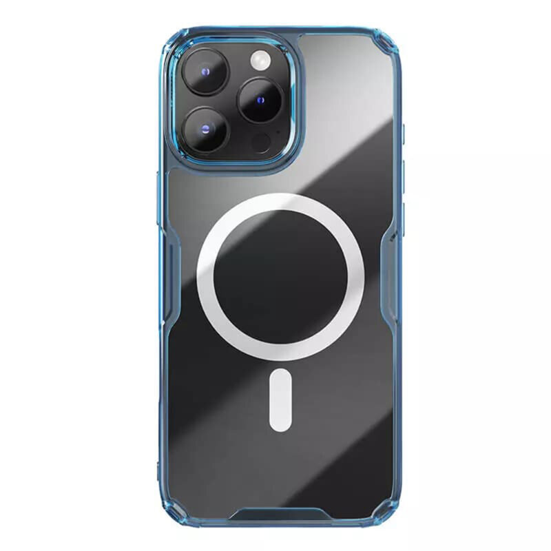 Husa iPhone 16 Pro Nillkin Nature Pro MagSafe, albastru