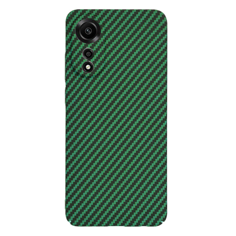 Husa Oppo A78 4G Techsuit Carbonite FiberShell, verde