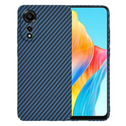 Husa Oppo A78 4G Techsuit Carbonite FiberShell, cyan