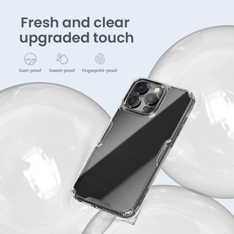 Husa iPhone 16 Pro Max Nillkin Nature Pro, albastru