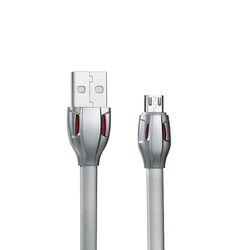 Cablu De Date Flat Micro USB REMAX RC-035m - Argintiu