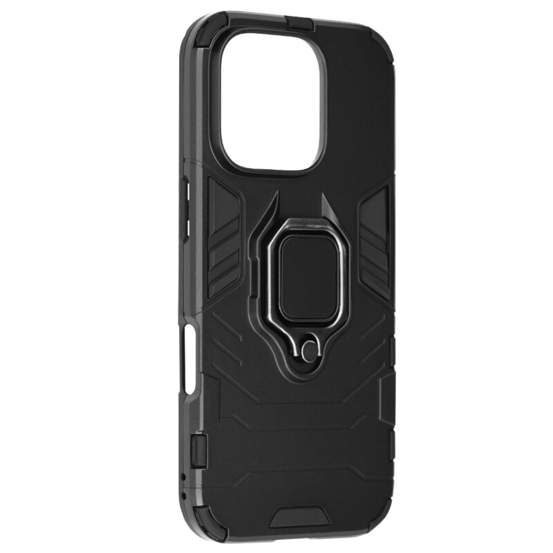 Husa iPhone 16 Pro Techsuit Silicone Shield, negru