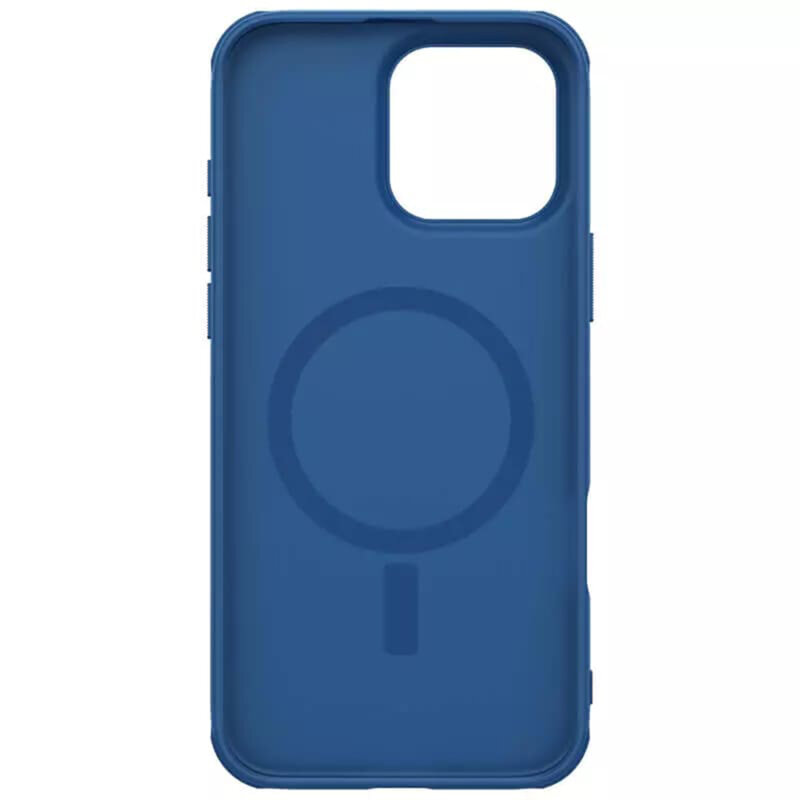 Husa iPhone 16 Pro Max Nillkin Super Frosted Shield Pro Magnetic, albastru