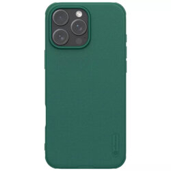 Husa iPhone 16 Pro Max Nillkin Super Frosted Shield Pro, verde