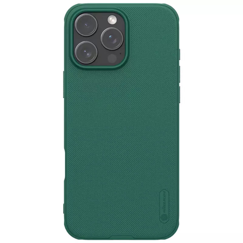Husa iPhone 16 Pro Max Nillkin Super Frosted Shield Pro, verde