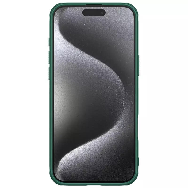 Husa iPhone 16 Pro Max Nillkin Super Frosted Shield Pro, verde