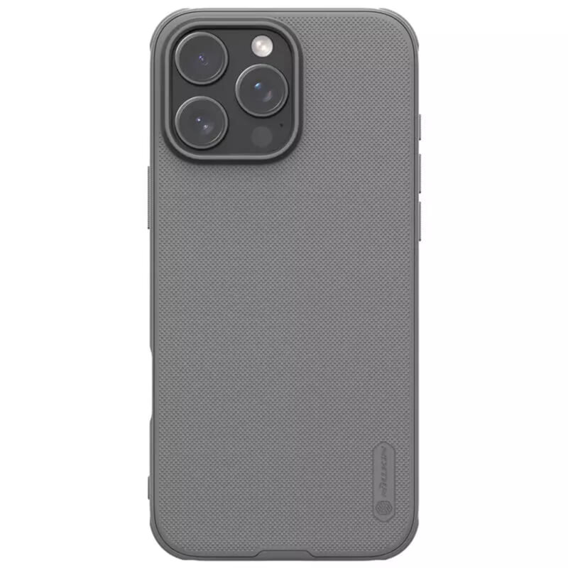 Husa iPhone 16 Pro Max Nillkin Super Frosted Shield Pro, gri