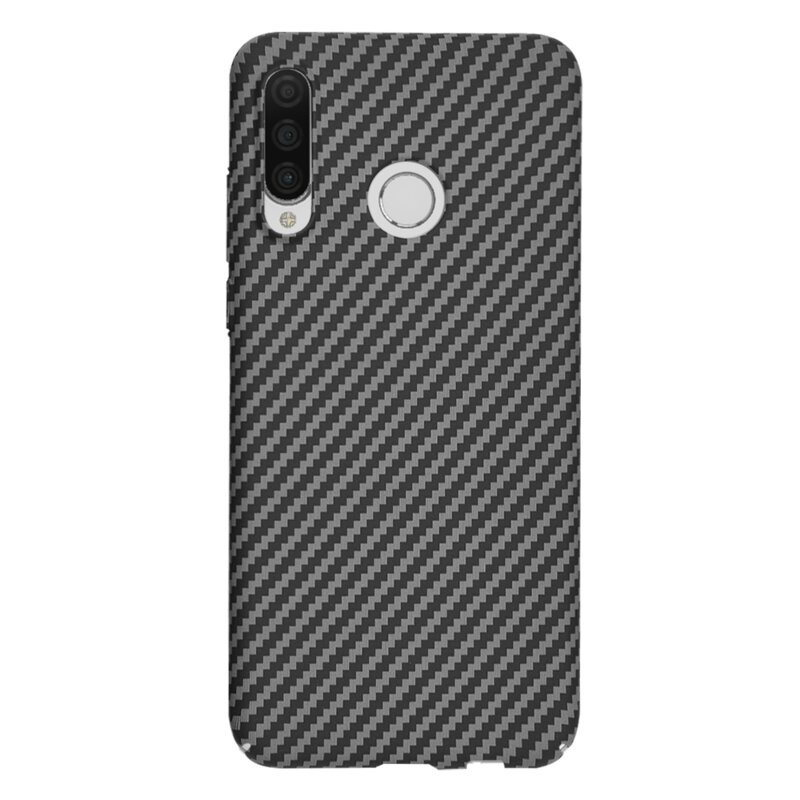 Husa Huawei P30 Lite Techsuit Carbonite FiberShell, negru