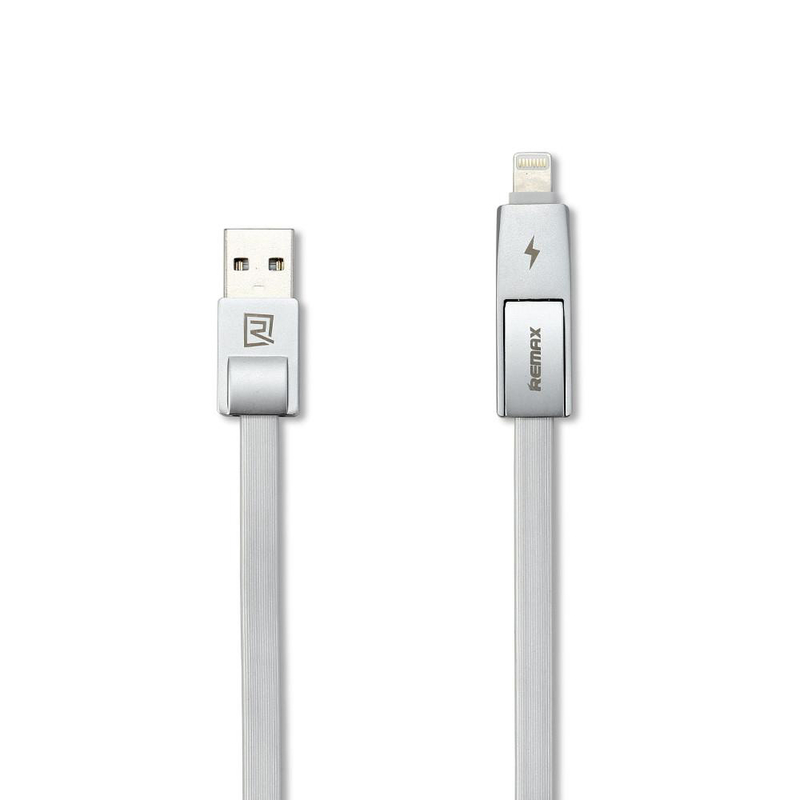 Cablu De Date 2in1Lightning/ Micro-USB Remax RC-042t  - Argintiu