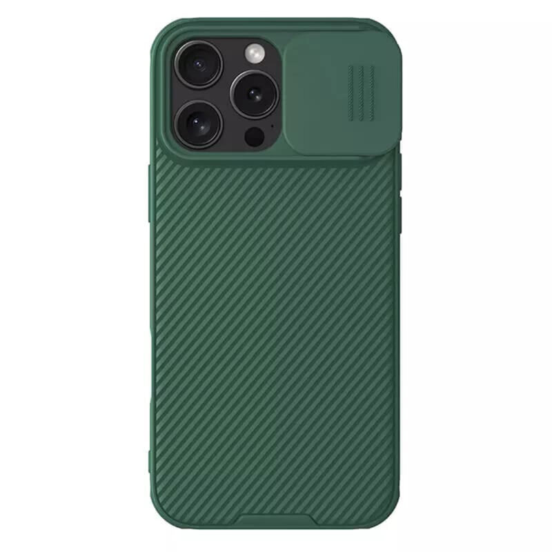 Husa iPhone 16 Pro Max Nillkin CamShield Pro Magnetic, verde