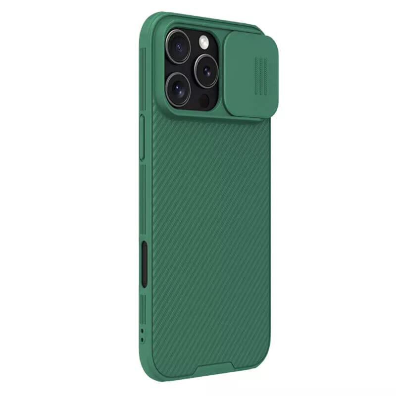 Husa iPhone 16 Pro Max Nillkin CamShield Pro Magnetic, verde