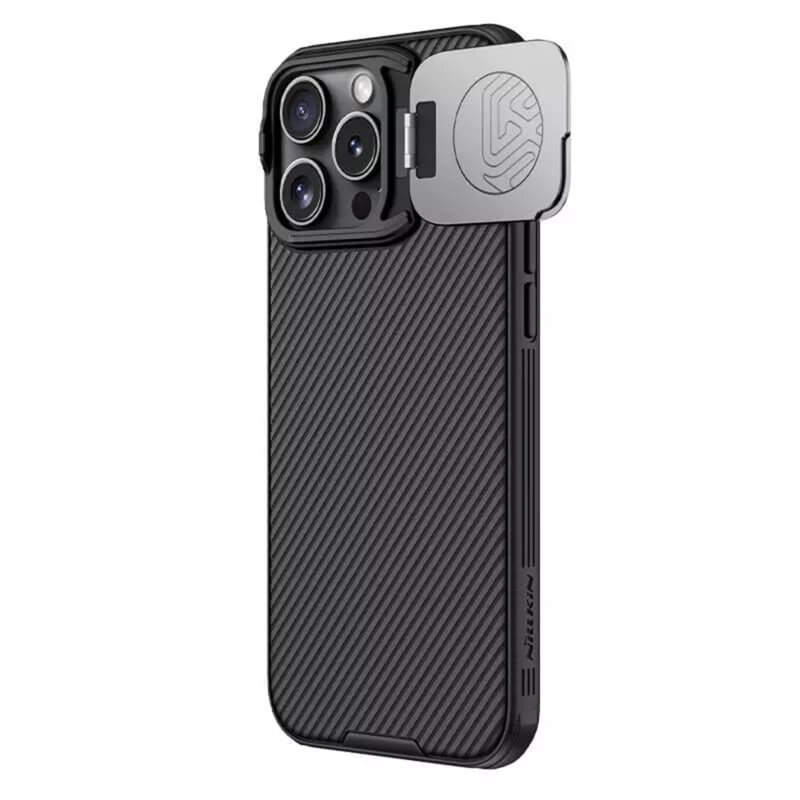 Husa iPhone 16 Pro Max Nillkin CamShield Prop Magnetic, negru