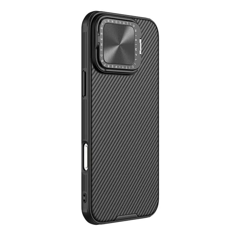 Husa iPhone 16 Pro Nillkin CamShield Prop Magnetic, negru