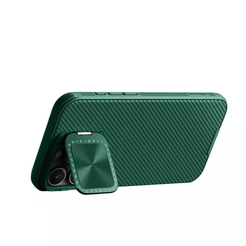 Husa iPhone 16 Pro Max Nillkin CamShield Prop Magnetic, verde