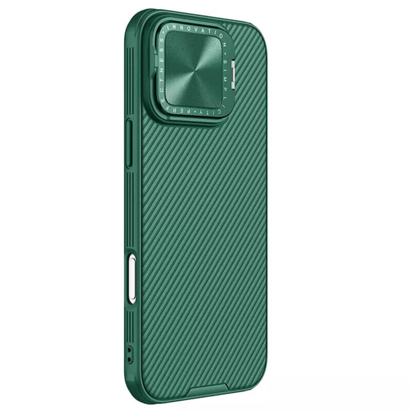 Husa iPhone 16 Pro Max Nillkin CamShield Prop Magnetic, verde