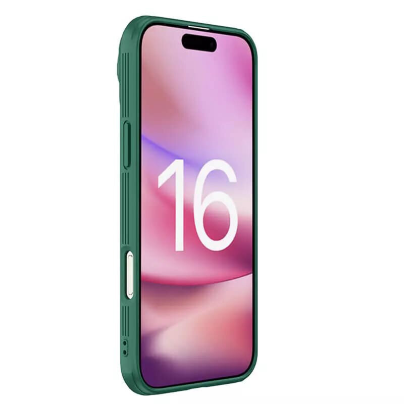 Husa iPhone 16 Pro Max Nillkin CamShield Prop Magnetic, verde