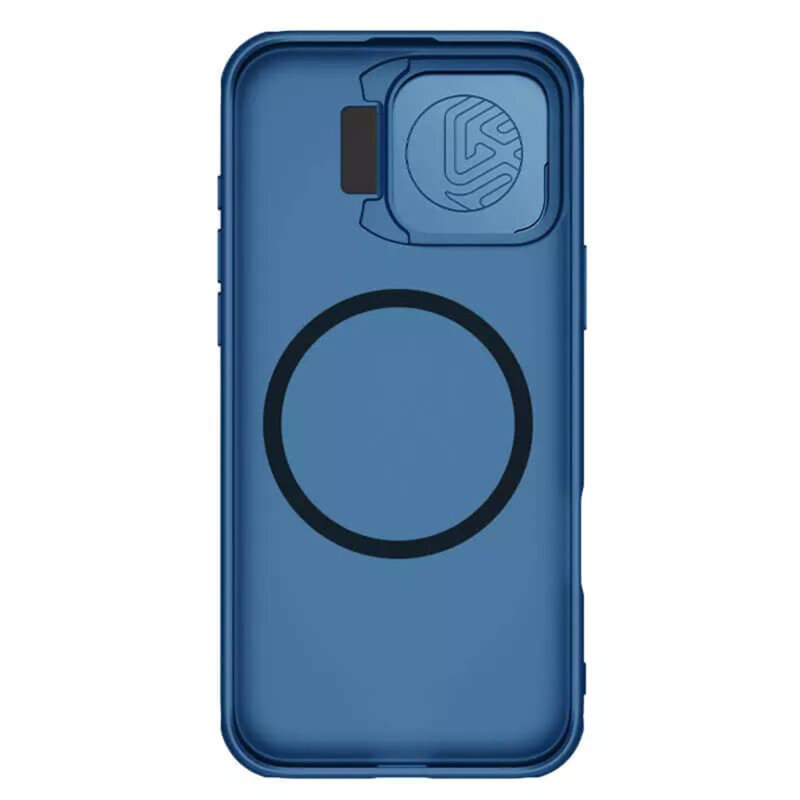 Husa iPhone 16 Pro Max Nillkin CamShield Prop Magnetic, albastru