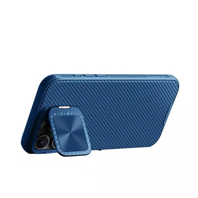 Husa iPhone 16 Pro Max Nillkin CamShield Prop, albastru
