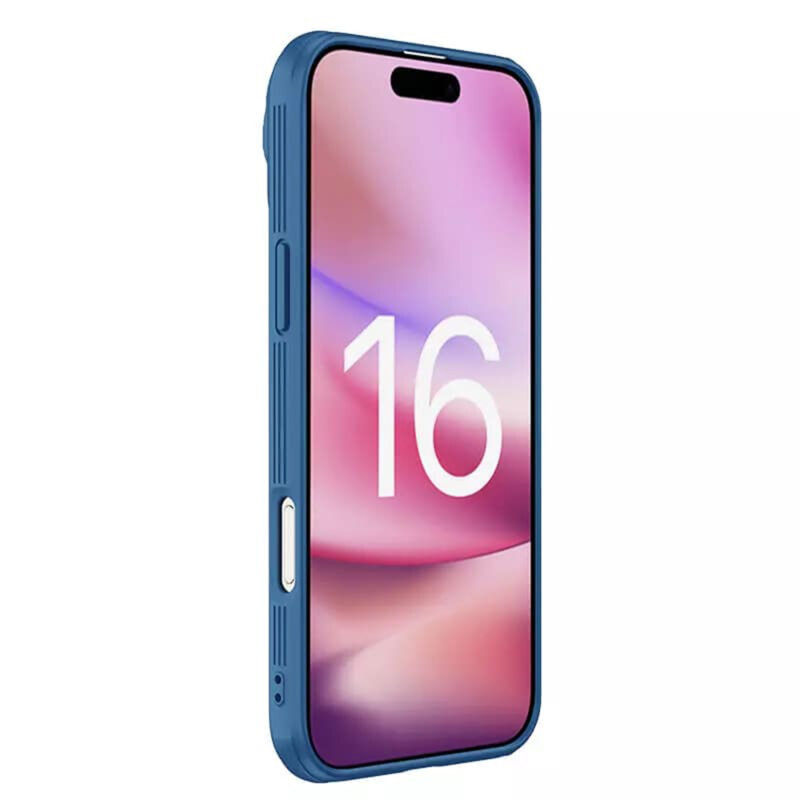 Husa iPhone 16 Pro Max Nillkin CamShield Prop, albastru