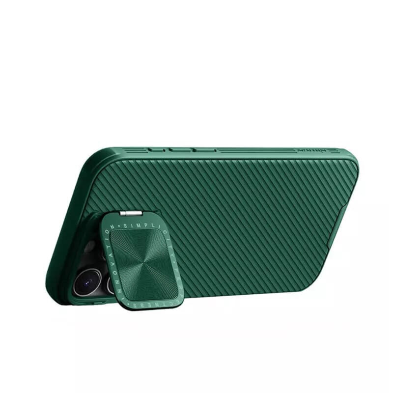 Husa iPhone 16 Pro Nillkin CamShield Prop, verde
