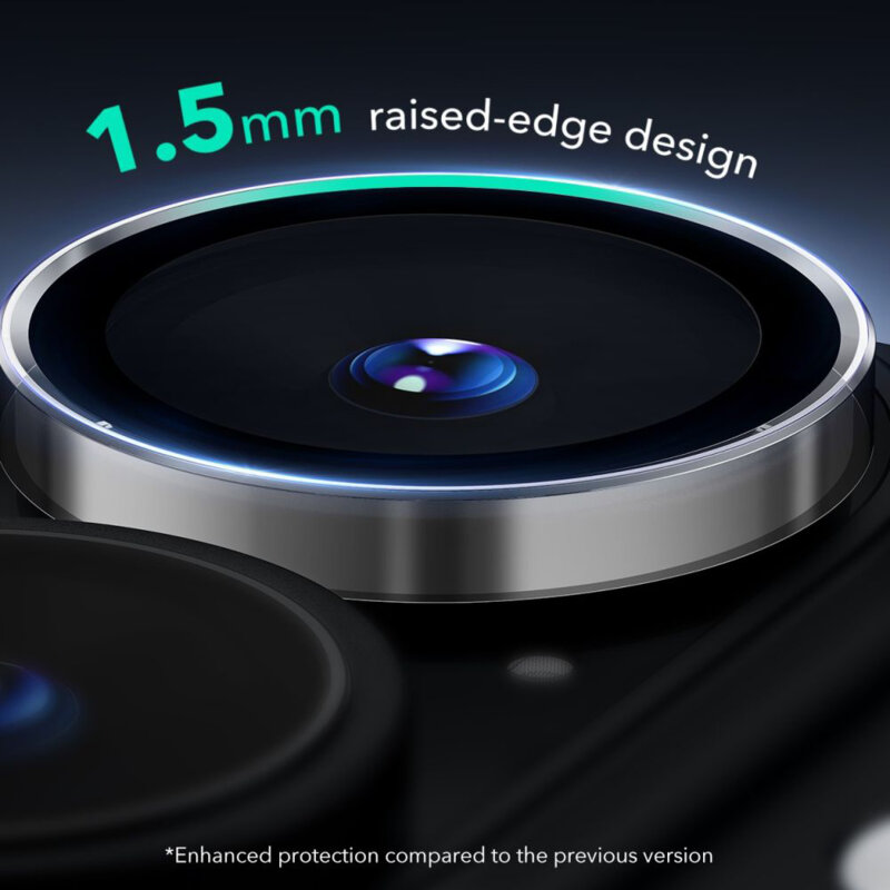 Folie sticla camera iPhone 16 Plus ESR Armorite Camera Lens Protectors, transparenta