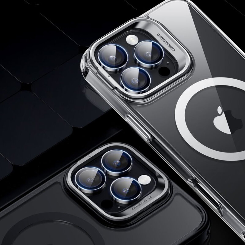 Folie sticla camera iPhone 16 Pro Max ESR Armorite Camera Lens Protectors, negru