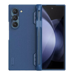 Husa Samsung Galaxy Z Fold6 Nillkin Super Frosted Shield Pen, albastru