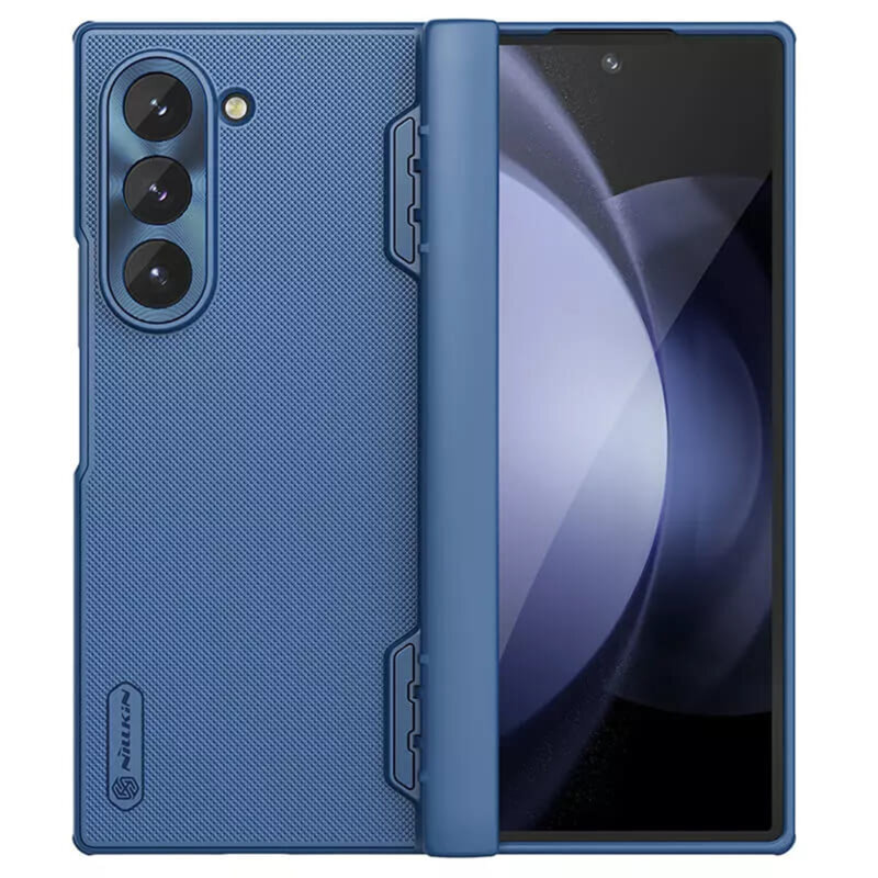 Husa Samsung Galaxy Z Fold6 Nillkin Super Frosted Shield, albastru