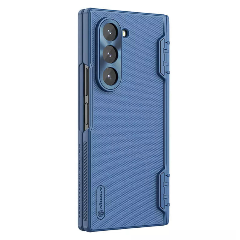Husa Samsung Galaxy Z Fold6 Nillkin Super Frosted Shield, albastru