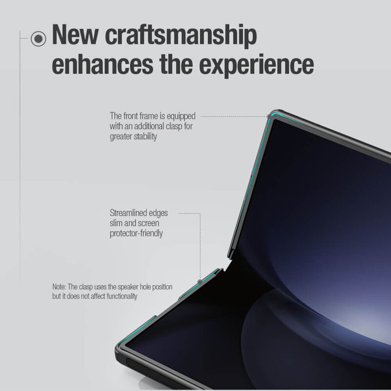 Husa Samsung Galaxy Z Fold6 Nillkin Super Frosted Shield, verde