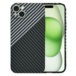Husa iPhone 15 Plus Techsuit Carbonite FiberShell, gri