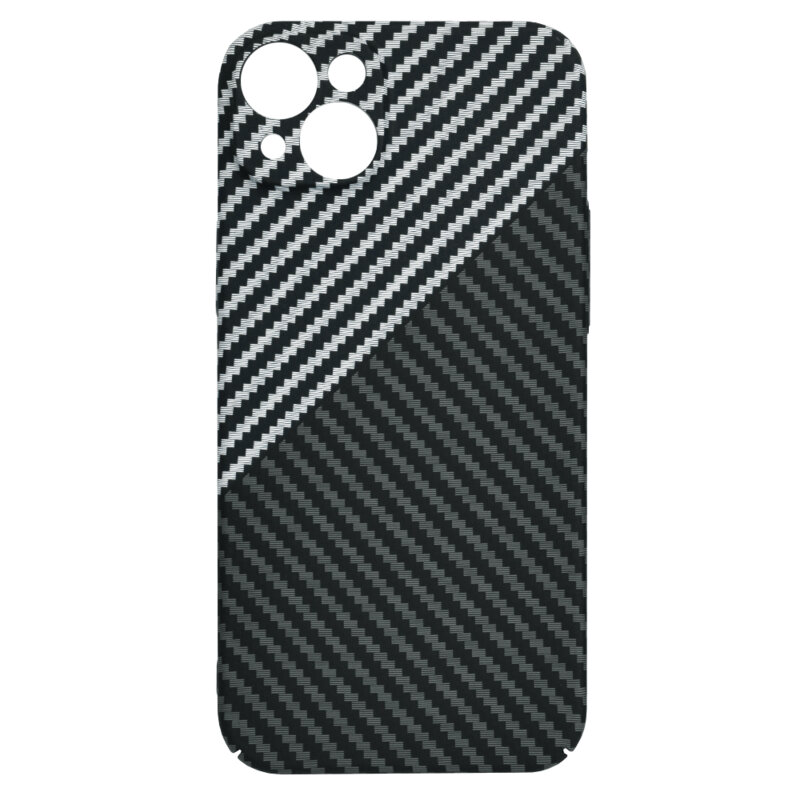 Husa iPhone 15 Plus Techsuit Carbonite FiberShell, gri