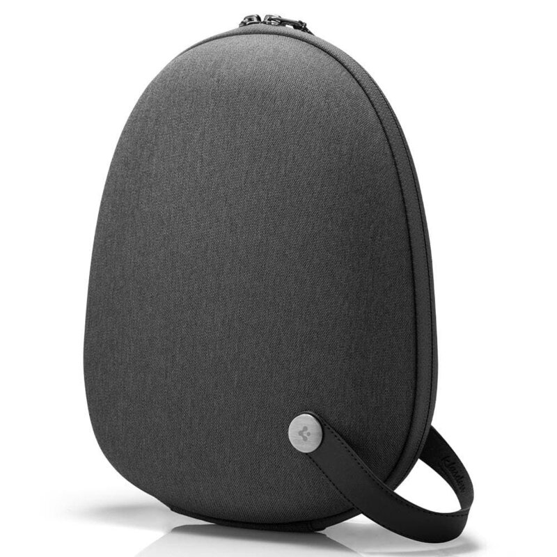 Husa Apple AirPods Max Spigen Klasden Pouch cu holder, gri