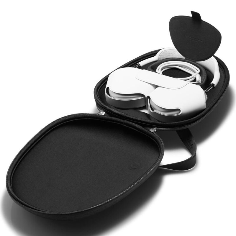 Husa Apple AirPods Max Spigen Klasden Pouch cu holder, gri
