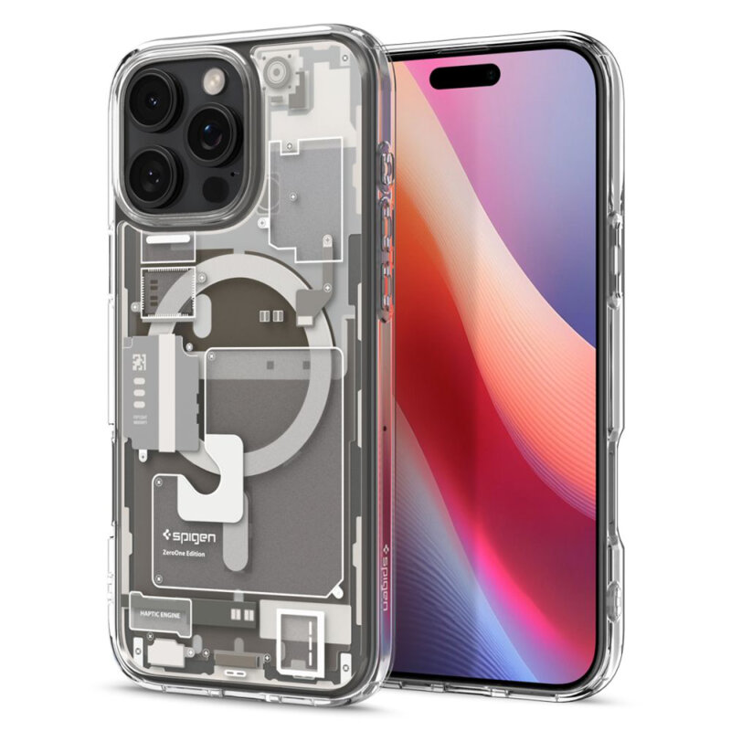 Husa iPhone 16 Pro Max Spigen Ultra Hybrid Zero One MagSafe, natural