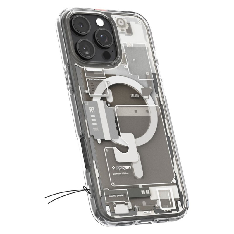 Husa iPhone 16 Pro Max Spigen Ultra Hybrid Zero One MagSafe, natural