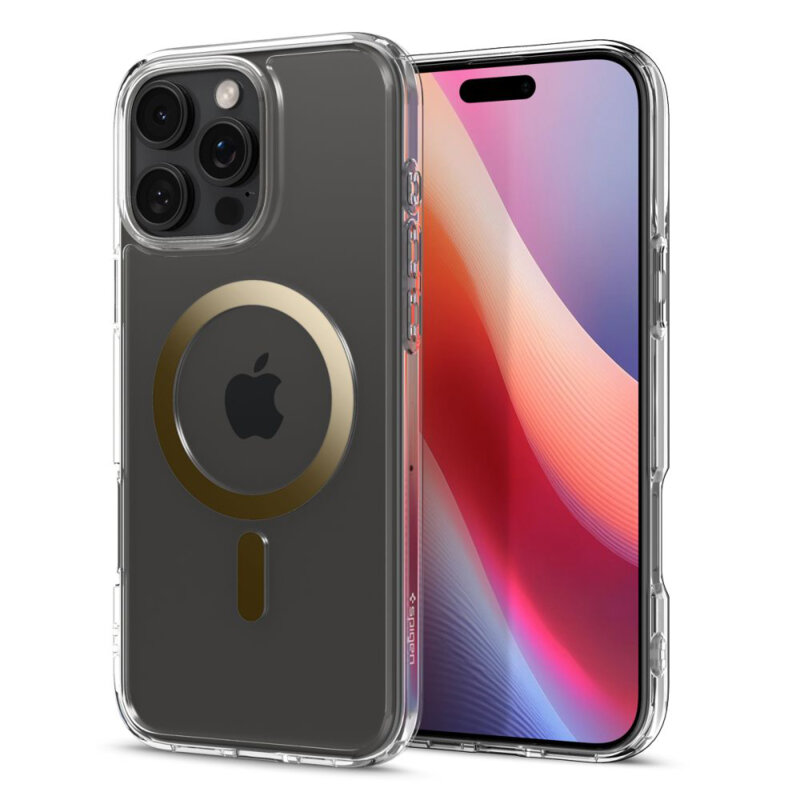 Husa iPhone 16 Pro Max Spigen Ultra Hybrid MagSafe, auriu