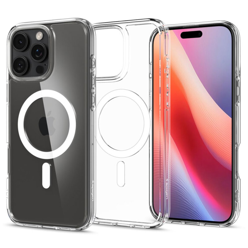 Husa iPhone 16 Pro Max Spigen Ultra Hybrid MagSafe, alb