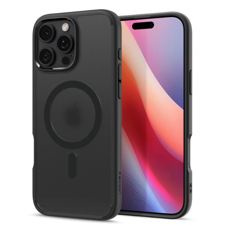 Husa iPhone 16 Pro Max Spigen Ultra Hybrid MagSafe, cenusiu