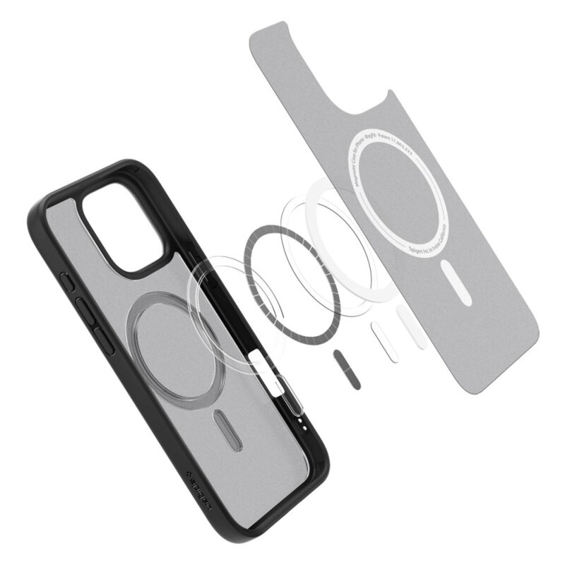 Husa iPhone 16 Pro Max Spigen Ultra Hybrid MagSafe, cenusiu