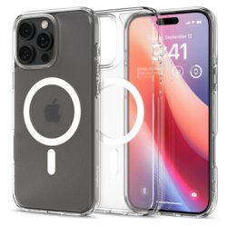 Husa iPhone 16 Pro Max Spigen Ultra Hybrid MagSafe, transparenta frost