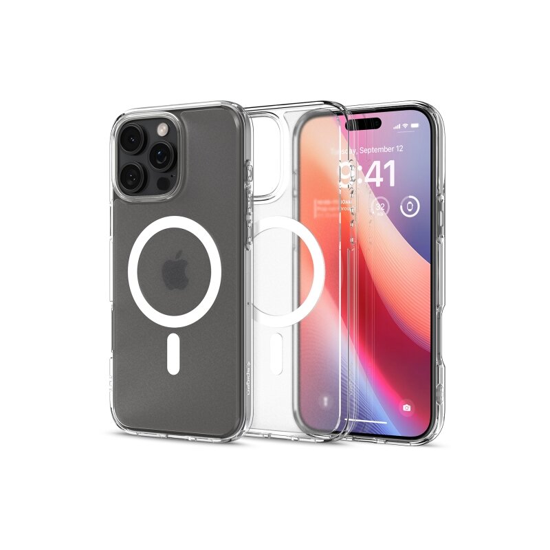 Husa iPhone 16 Pro Max Spigen Ultra Hybrid MagSafe, transparenta frost
