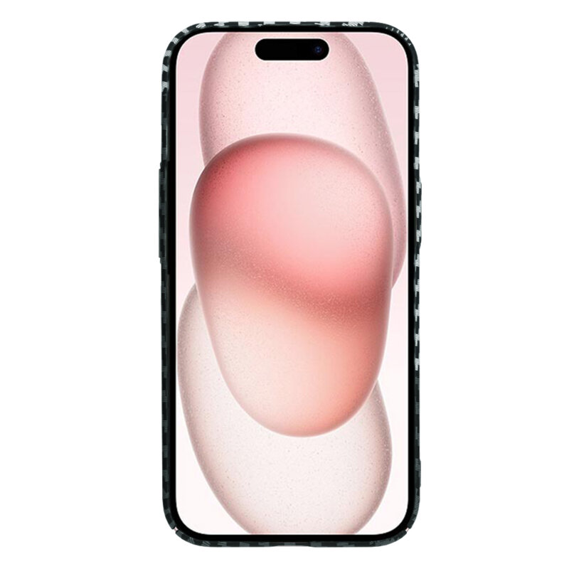 Husa iPhone 15 Techsuit Carbonite FiberShell, gri