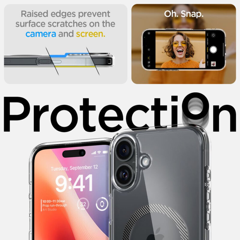 Husa iPhone 16 Spigen Ultra Hybrid MagSafe, camuflaj
