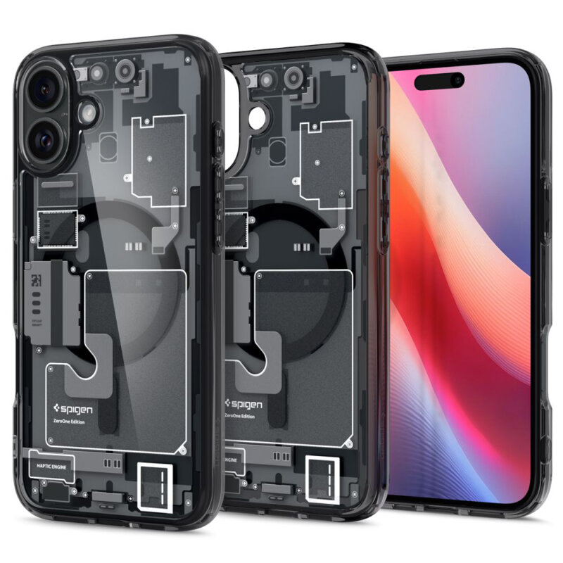 Husa iPhone 16 Spigen Ultra Hybrid Zero One MagSafe, negru