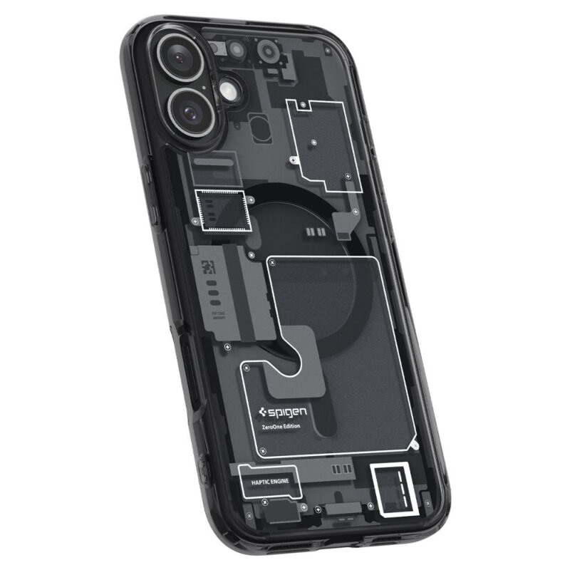 Husa iPhone 16 Spigen Ultra Hybrid Zero One MagSafe, negru