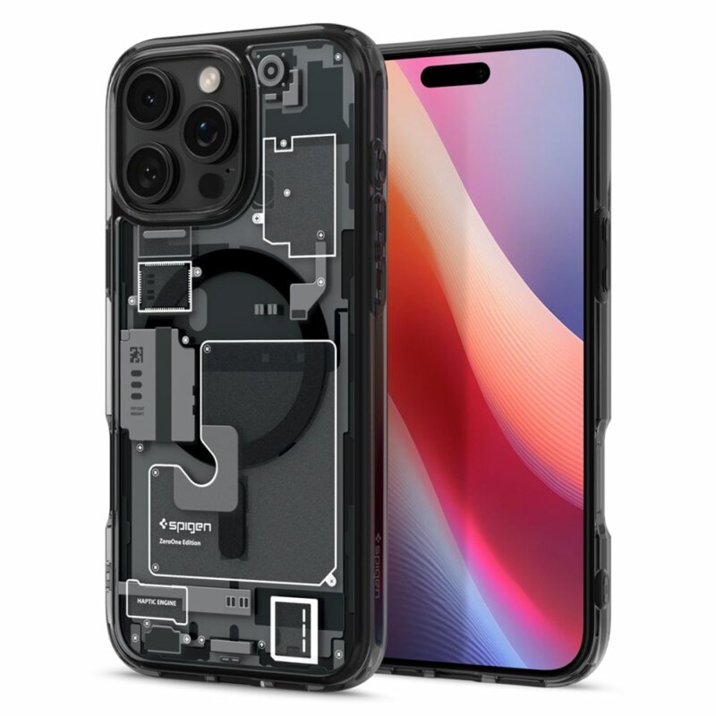 Husa iPhone 16 Pro Spigen Ultra Hybrid Zero One MagSafe, negru
