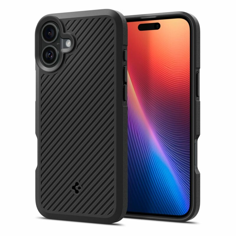Husa iPhone 16 Spigen Core Armor, negru